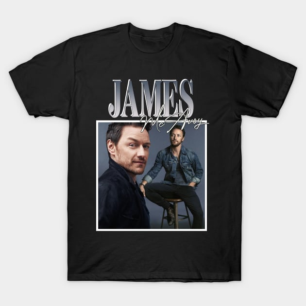 James McAvoy T-Shirt by TeesBySilvia